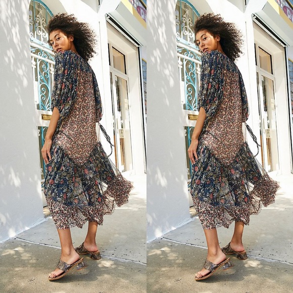 Free People Estelle Chiffon Maxi Dress - Picture 5 of 8